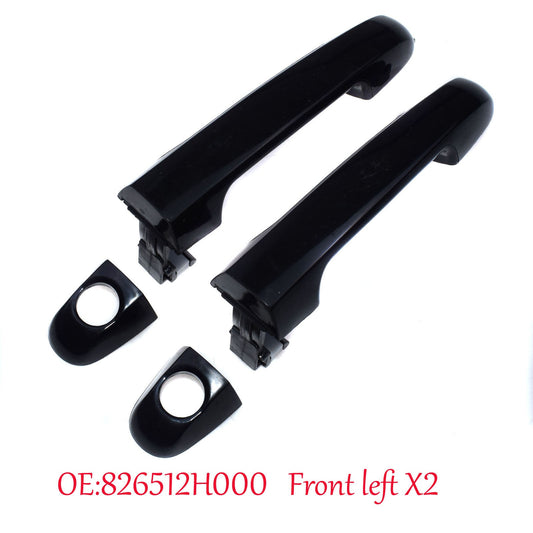 2x Exterior Door Handles W/ key holes Front For 07-12 for Hyundai for Elantra 826512H000