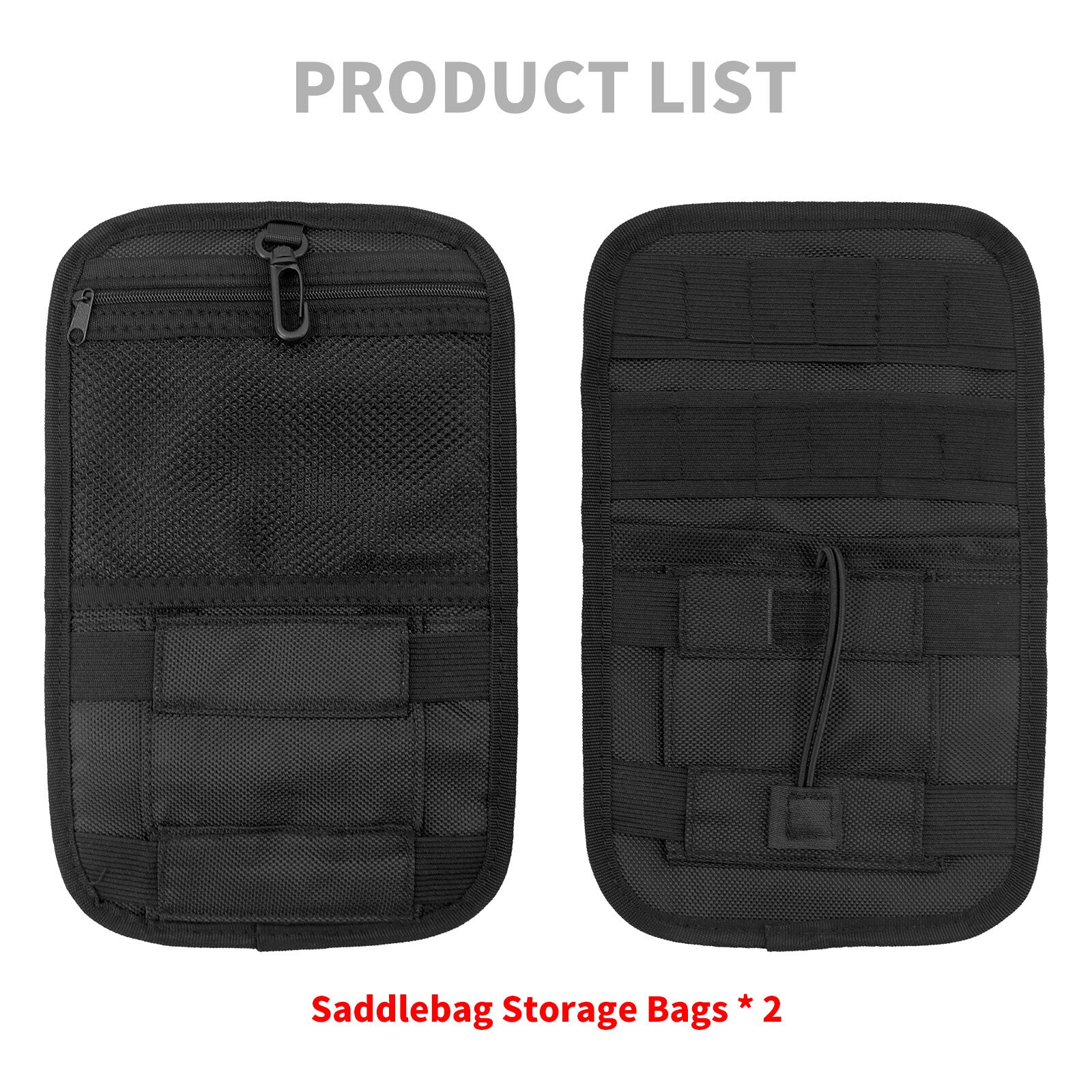 Saddlebag Organizer Pair Hard Bags Storage Fit for Harley Touring Bagger 80-2023