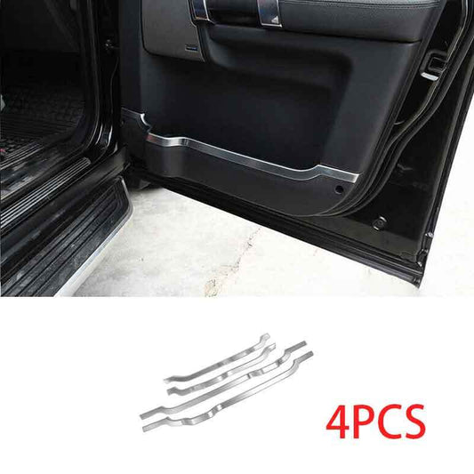 Matte Silver for Land Rover Discovery 4 Inner Door Storage Box Strip 2010-2016