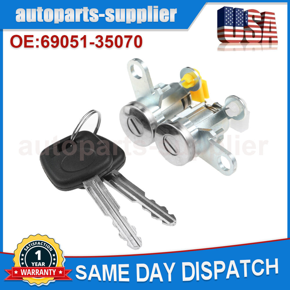 Front door lock cylinder with key for 1995-2004 for Toyota Tacoma DL108R 989721
