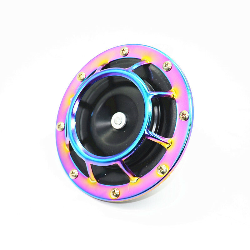 1Pcs Motorcycle 110DB Colorful Super Loud Compact Electric Horn Speaker