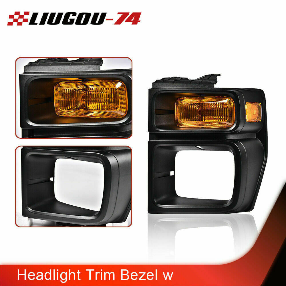 Headlight trim bezel with parking turn signal driver LH, suitable for 2008-12 E150