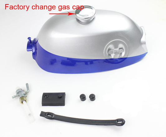 Blue/Silver Gas Fuel Tank Kit for Honda for Mini Trail Z50 Z50A K0 K1 1968-1970