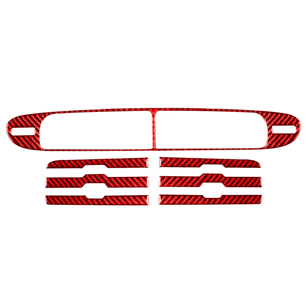 Carbon Fiber Central Console Panel Cover Trim for Chevrolet Camaro 2010-2015