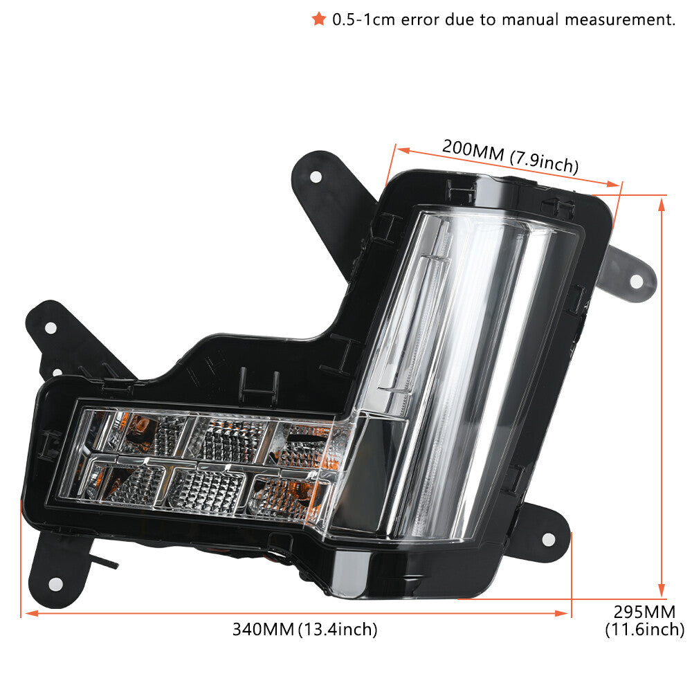 LED Bumper Fog Light Lamp For 2015-2020 for Cadillac for Escalade w/o Crash Brake Drive