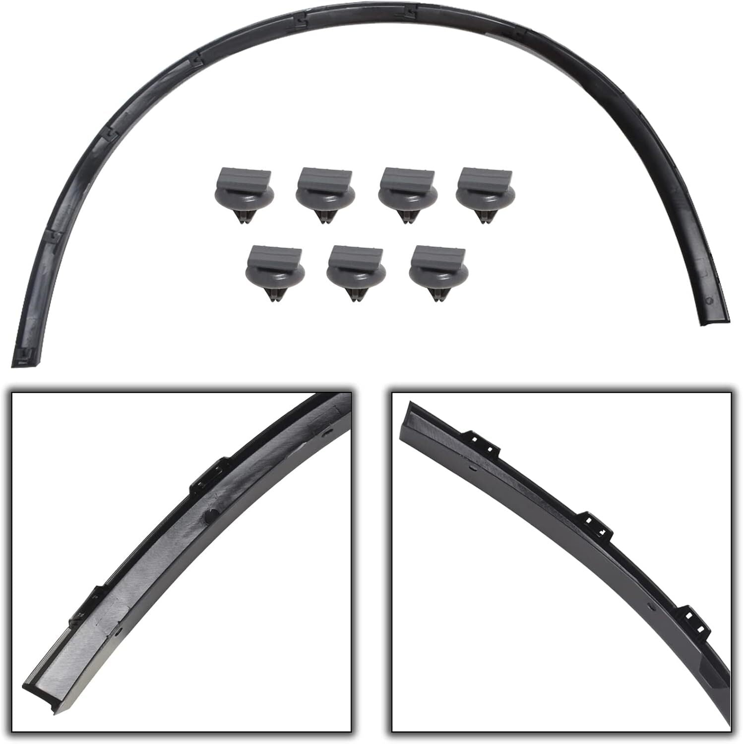 Black RH Fender Flares Fit For 2011-2022 for Dodge Durango Right Side Trim Moulding