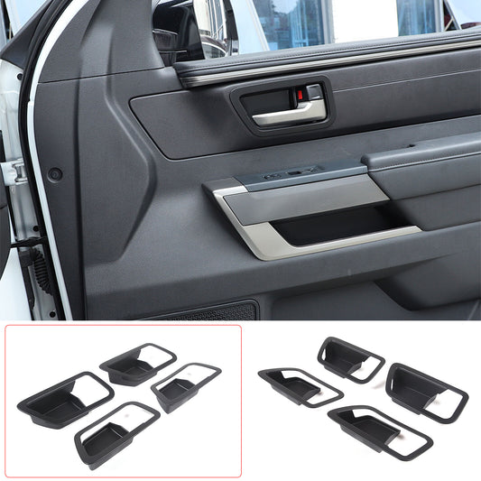 ABS matte black window lift switch button frame cover for Toyota Tacoma 16-22
