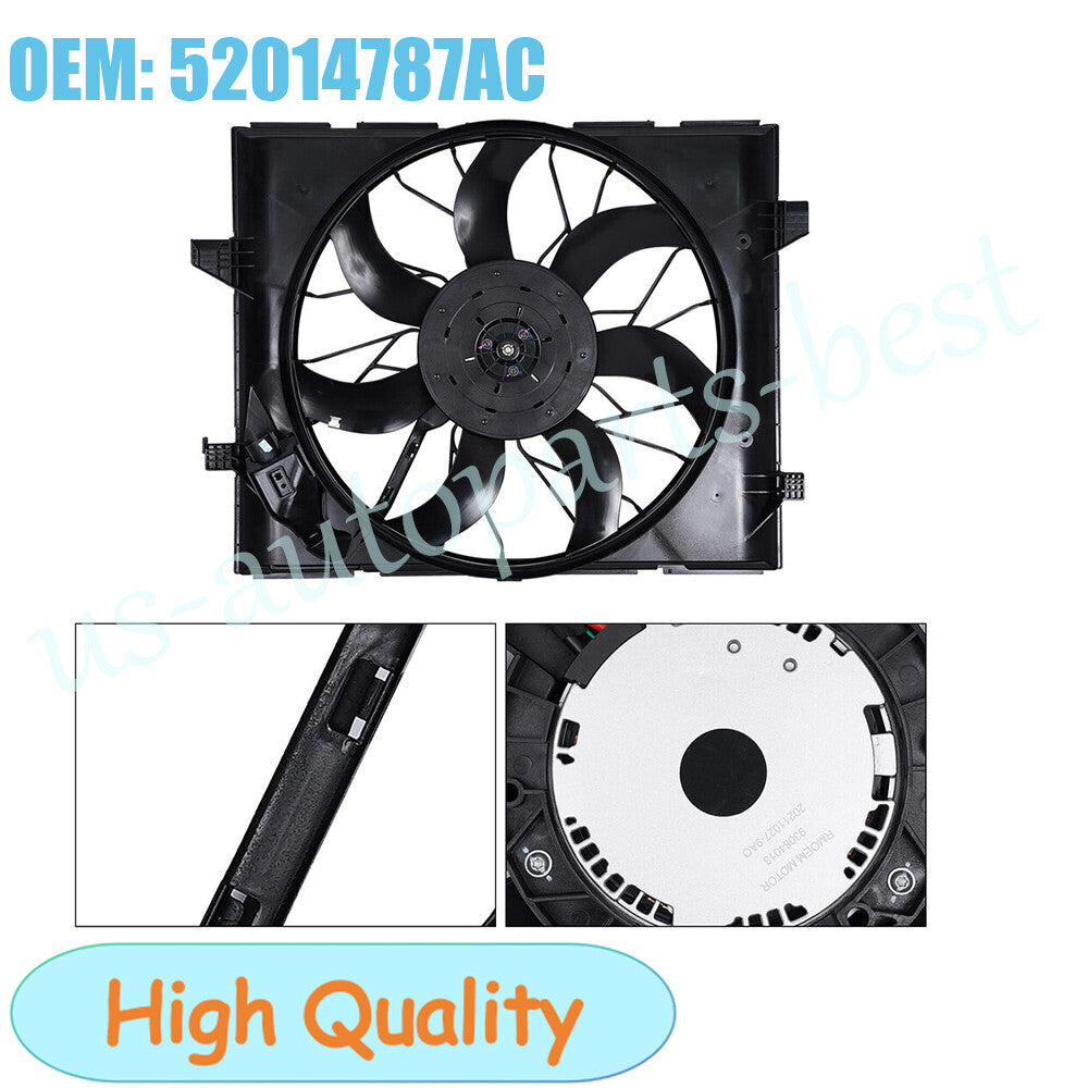Radiator Cooling Fan for Jeep Grand Cherokee / for Dodge Durango 2014-2020 3.6L 5.7L
