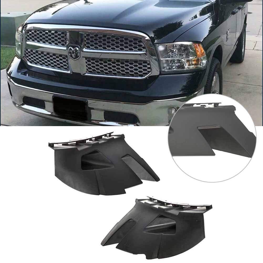 2x Front Bumper Support Bracket for Ram 1500 Classic Black 2013-2019 2018 2017