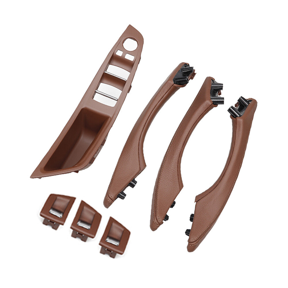 for BMW 5 series F10 F11 F18 Window Switch Door Trim Pull Handle Leather