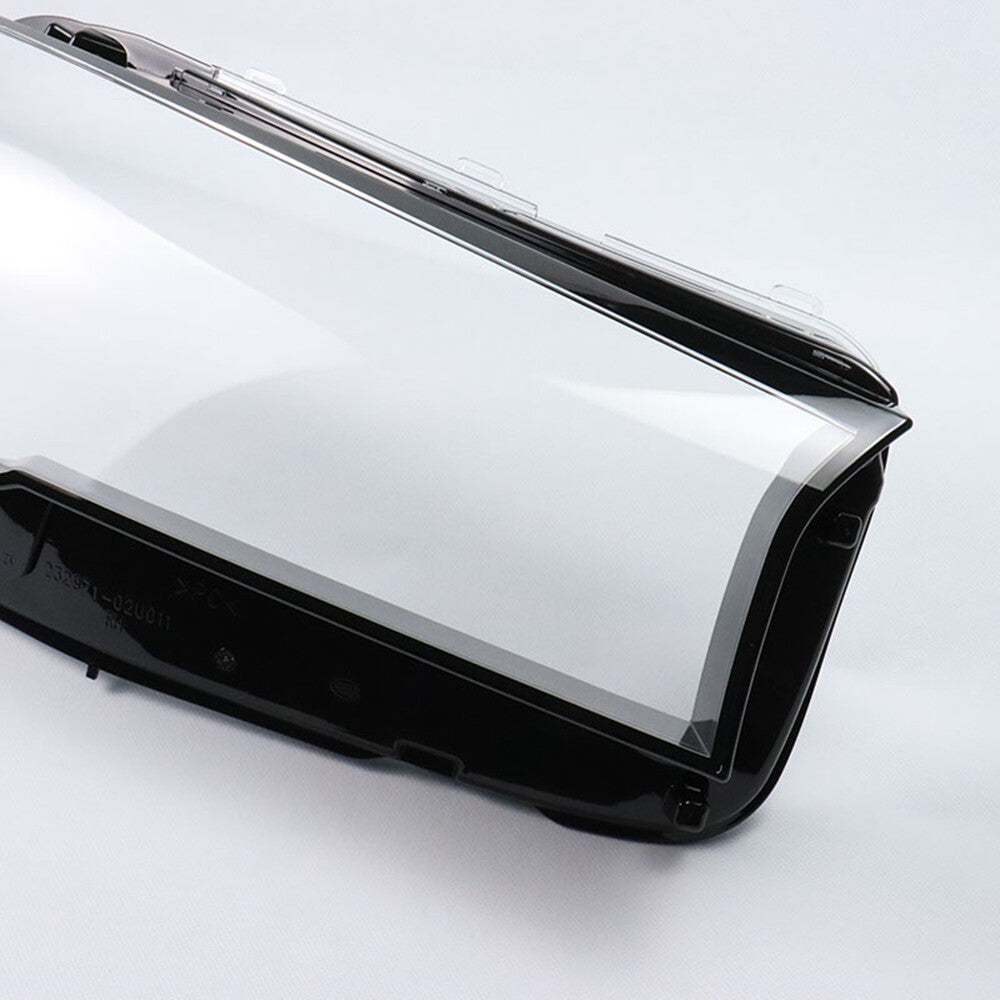 A pair of headlight lens protective covers for 2020-2022 for BMW 5 Series G30 G38