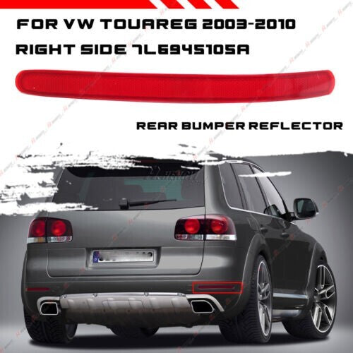 1Z0945105 1Z0945106 Double rear bumper side marker reflectors in red, suitable for Skoda