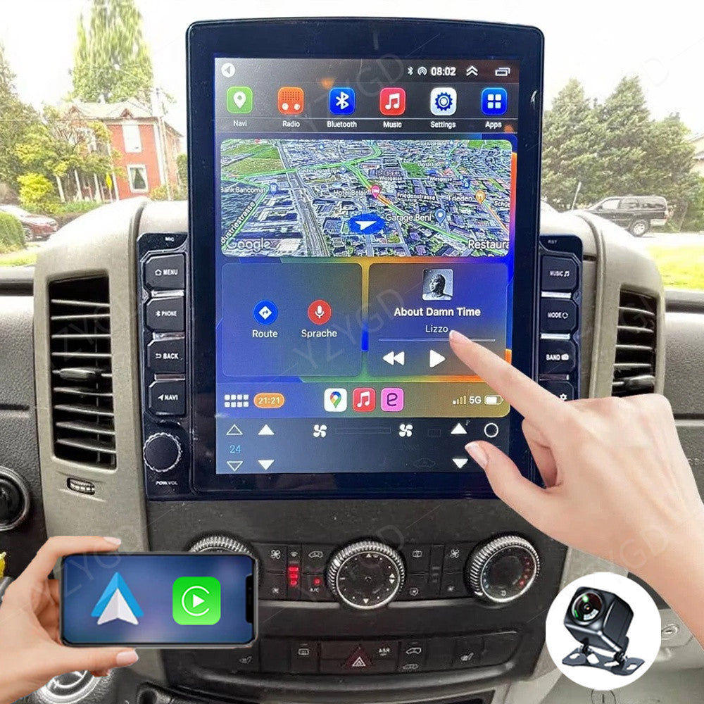 GPS Carplay Car Radio BT for Mercedes for Freightliner Sprinter 2500 3500 2006-2018