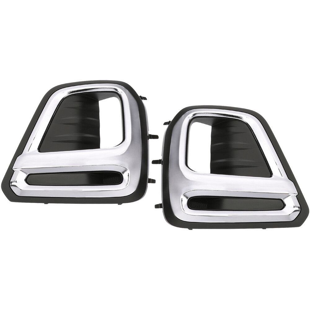 2Pcs Fit for Subaru for Forester 2019 - 2021 Fog Light Trim Chrome Left Right Side