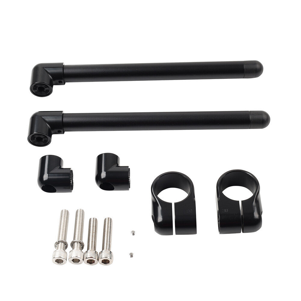 Cafe Racer Bars 7/8 Motorcycle Universal Clip-On Handlebar Fork Tube 39MM