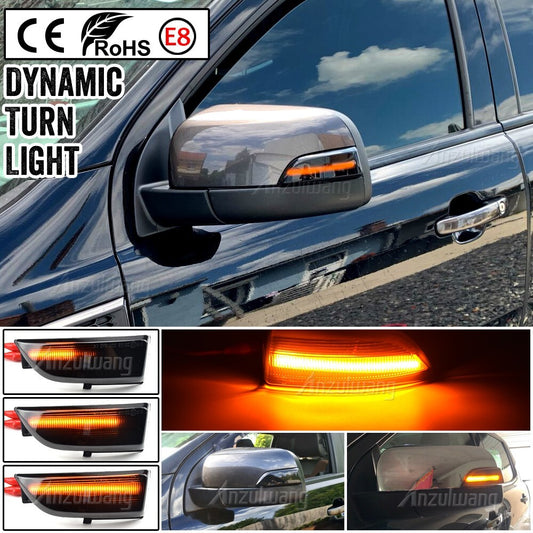 Dynamic Turn Signal Light for Ford for Ford Everest T6 2012-2019 Wildtrak