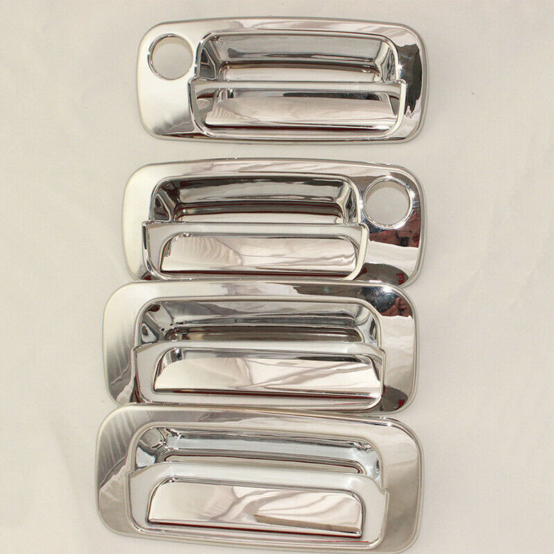 for Land Cruiser LC80 FJ80 1990-1997 Chrome Outside Door Handle Bowl Cover Trim