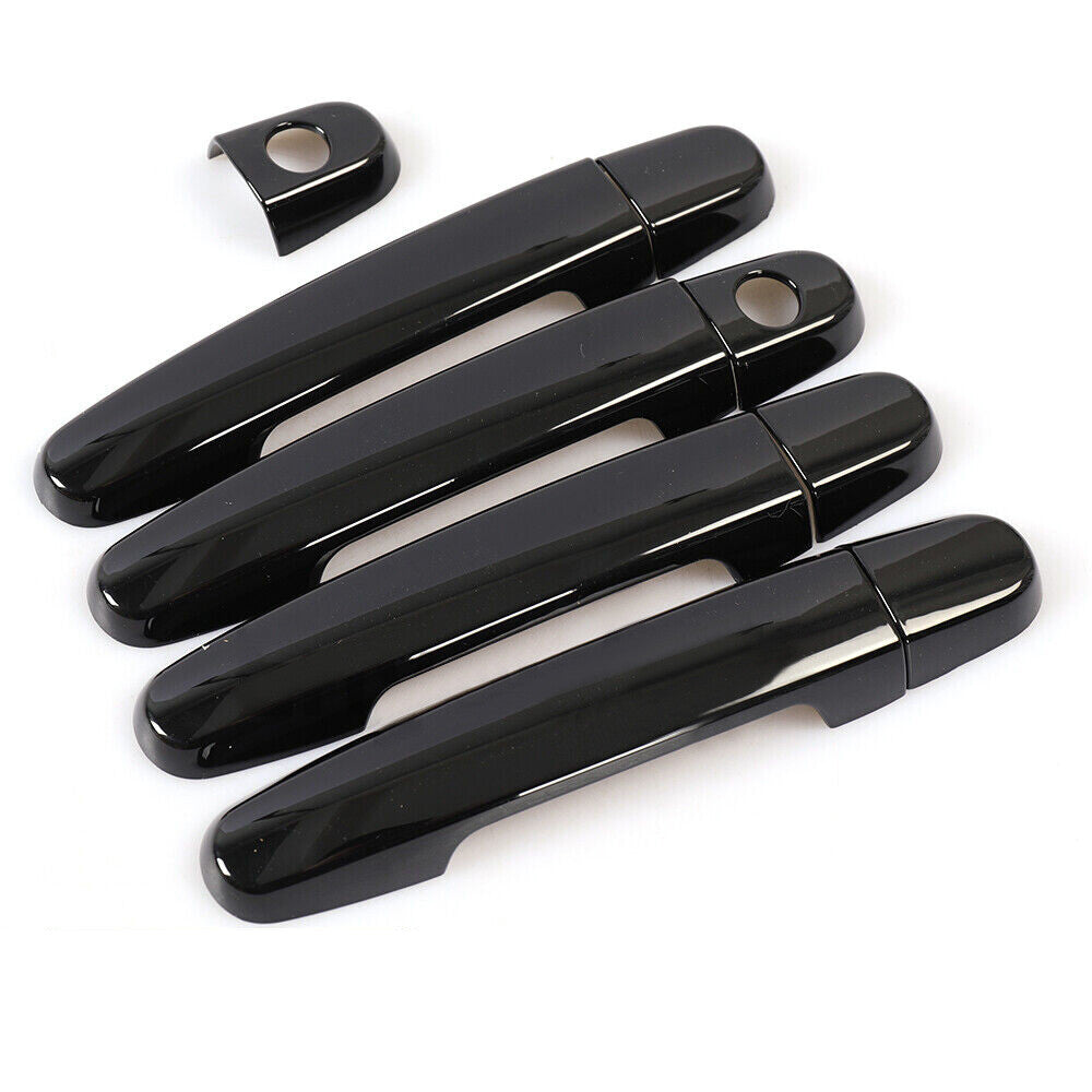 Glossy Piano Black Door Handle Covers Trims For 2003-2013 for Toyota for Corolla Sedan