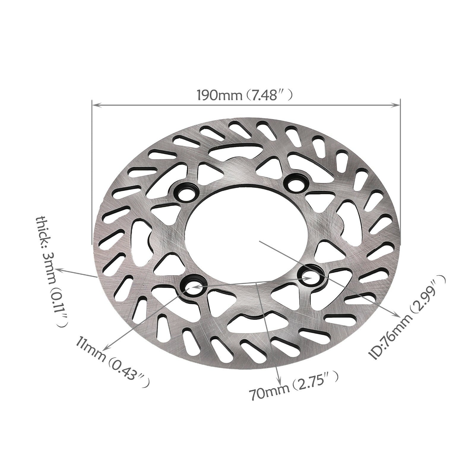 90/100-14 Rear Tire Rim and Disc Rotor Spocket Pit Bicycle Taodao SSR 125 150cc