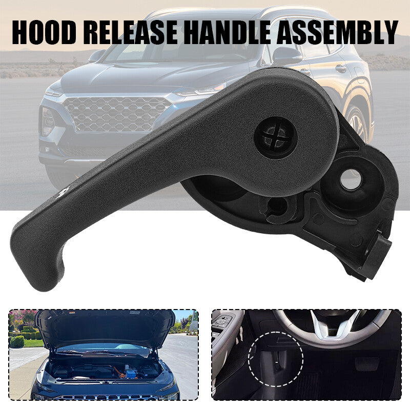 Hood Latch Release Handle  Base for Hyundai Santa Fe 2007-2022 for Tucson 2010-2015