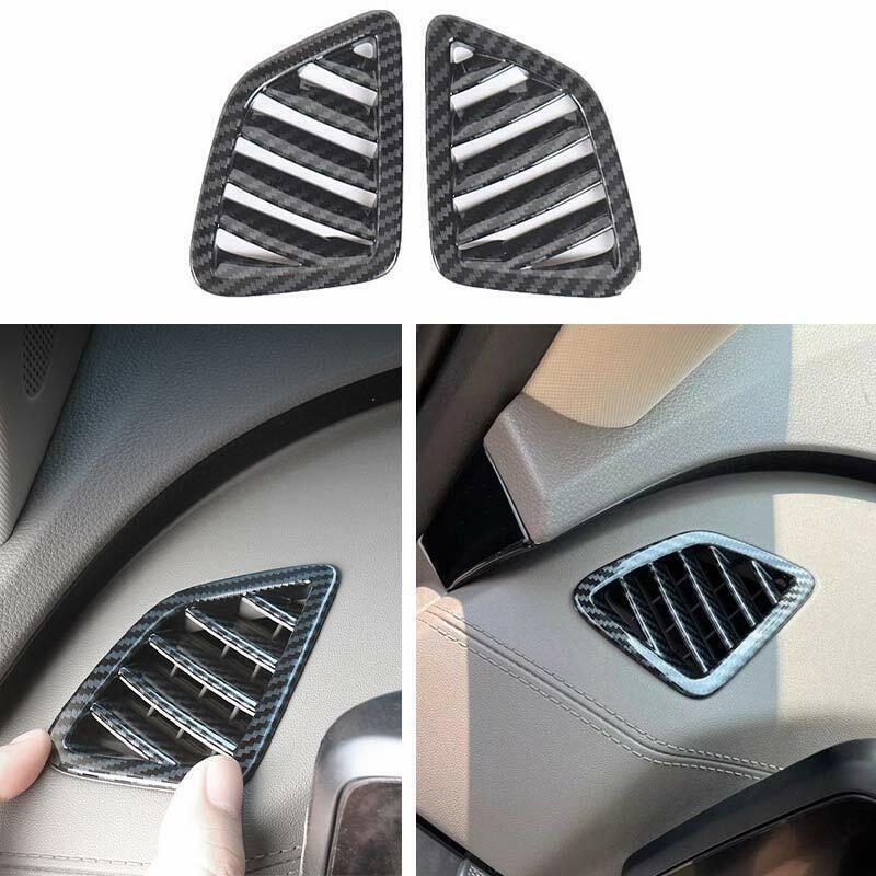 for Kia Carnival 2022-2023ABS Carbon Fiber Dashboard Upper Air Outlet Vent Cover