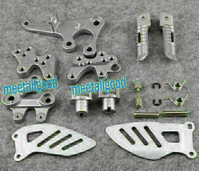 Fit for SUZUKI 2005-2011 GSXR 1000 K5 motor Front Rider Footrest Foot Pegs Brackets