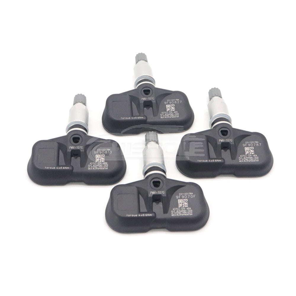4-pack 42753STKA04 PMV-107G TPMS tire pressure sensors, new, suitable for Acura and for Honda .