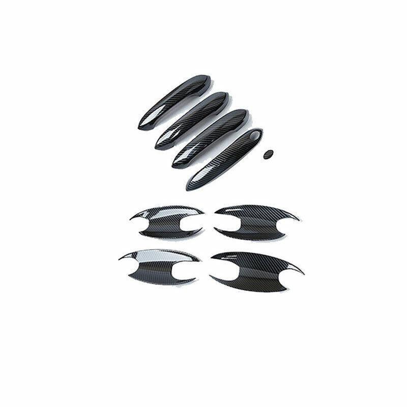 for BMW X5 G05 2019-2021 ABS Carbon Fiber Door Bowl Cup Handle Cover Trim 8PCS