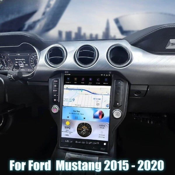 14.4 Android Car Radio for Tesla Screen for Ford for Mustang 2015-2023 Stereo Upgrade