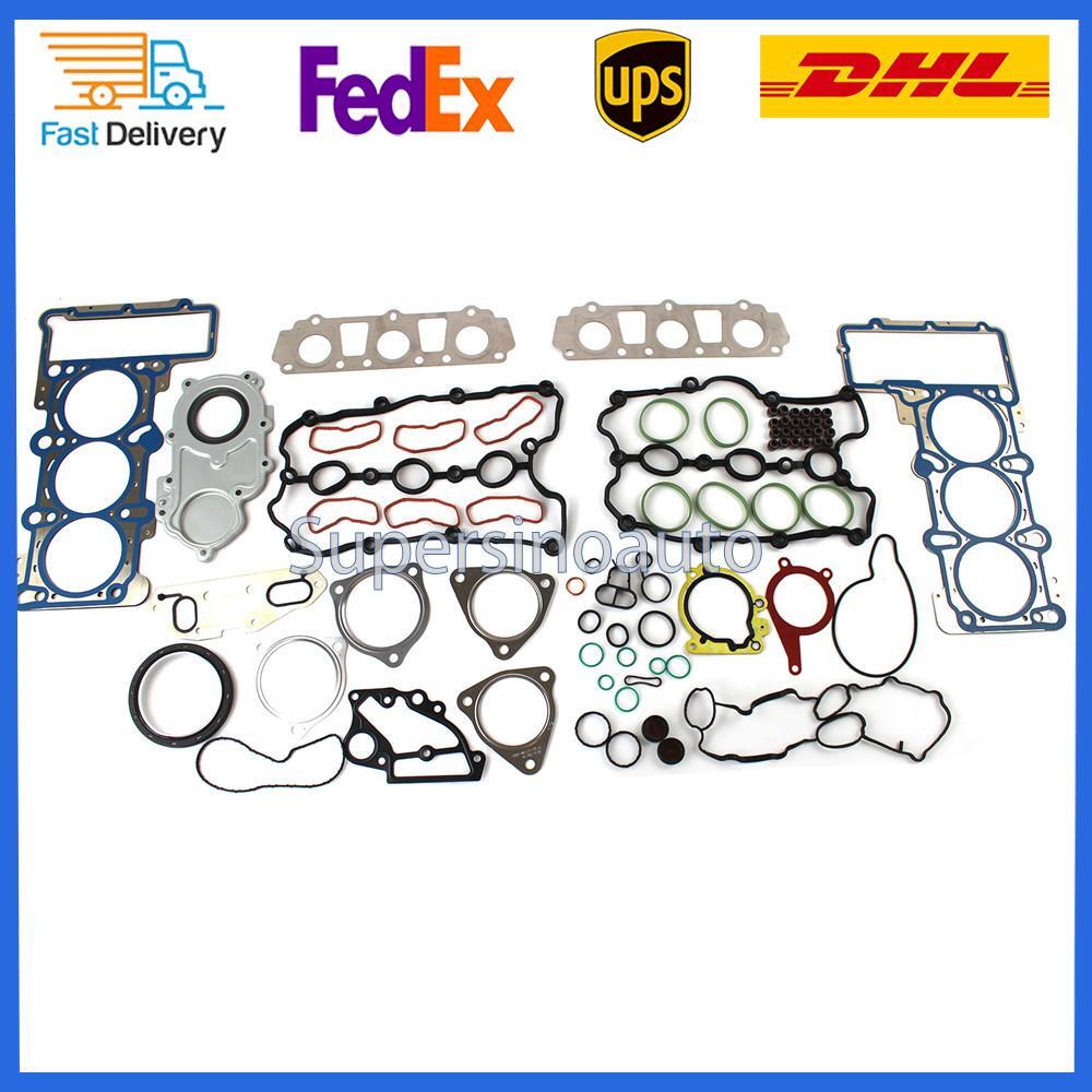 for Audi A6 A7 for A8 Q5 Q7 3.0T Engine Rebuild-Timing chainGaskets SetPiston
