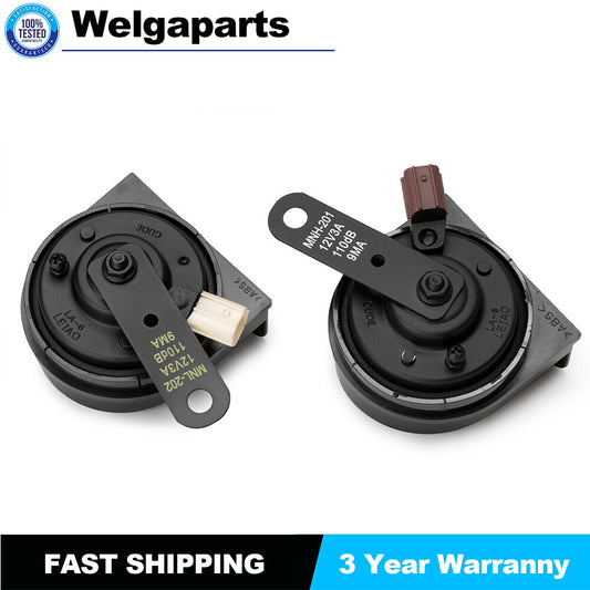 2Pcs Tone Horn High Low 38150SDBA02 38100SDBA02 for Honda Accord for Acura RL TSX