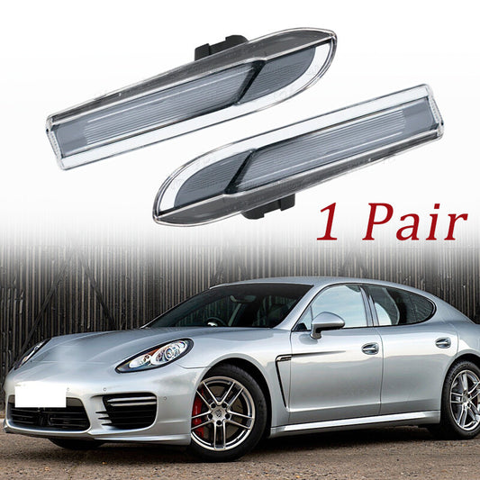 1 pair of LED turn signal lights and mudguard lights for Porsche for Panamera 970 2014 - 2016