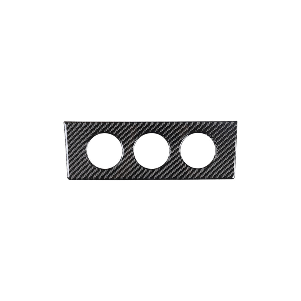 Carbon Fiber A/C Climate Console Interior Cover Trim for Jeep Liberty 2008-2012