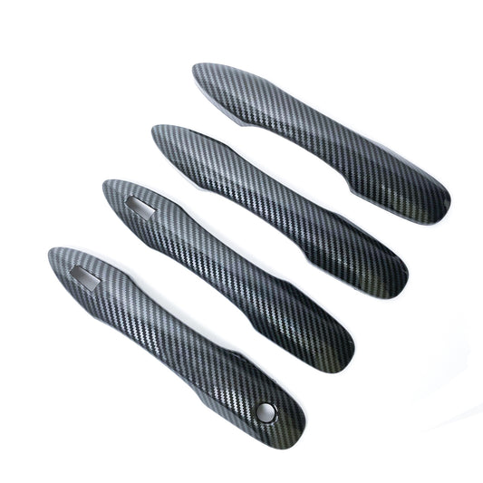 For 2018-2023 for Toyota for Camry for Corolla Cross Door Handle Cover trim Carbon Fiber