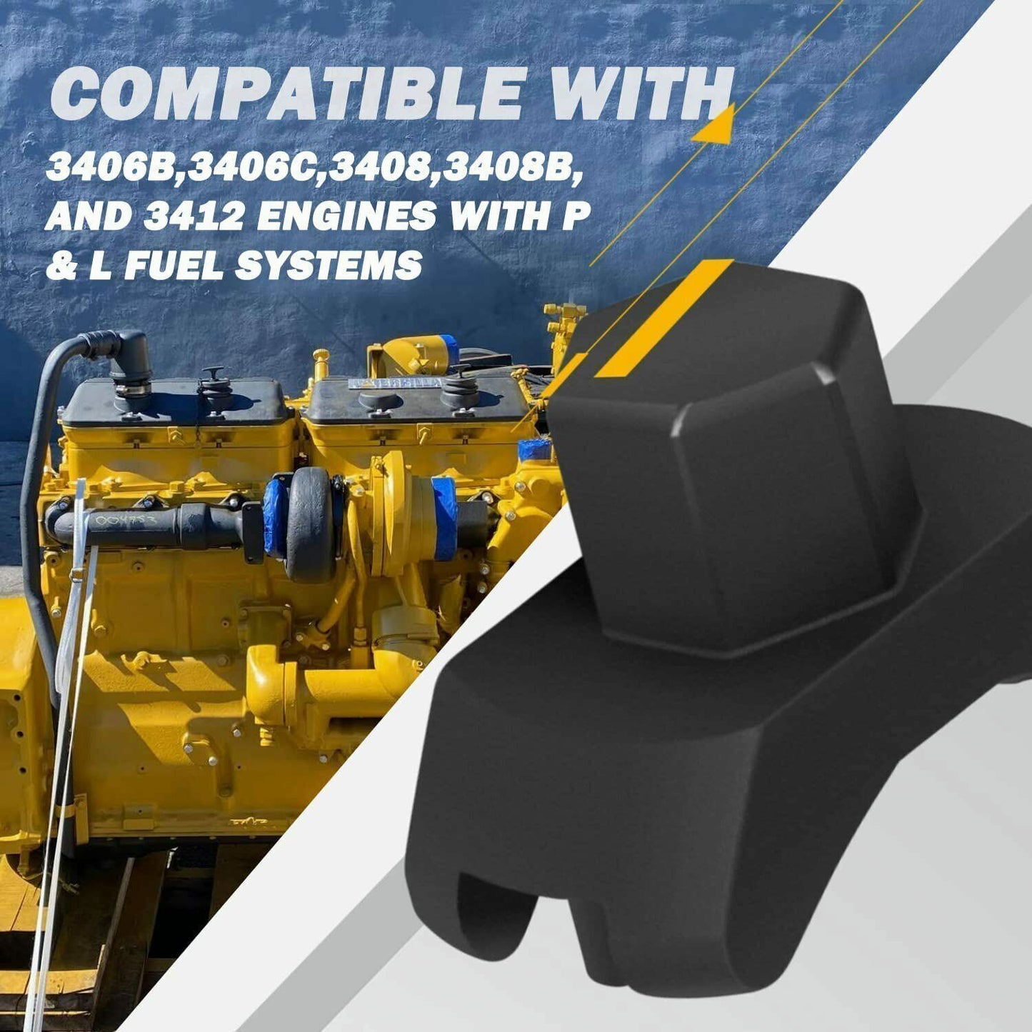 For Caterpillar Cat 3406 Fuel Injection Nozzle Retainer Spanner Wrench Tool