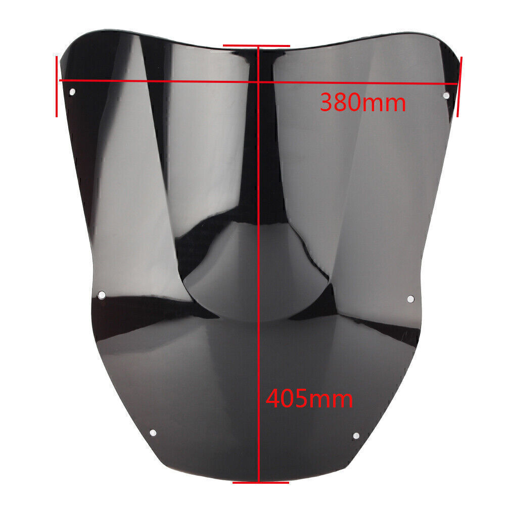 Fit for Kawasaki ZX12R ZX 12R 00-01 Windshield Windscreen Double Bubble Silver
