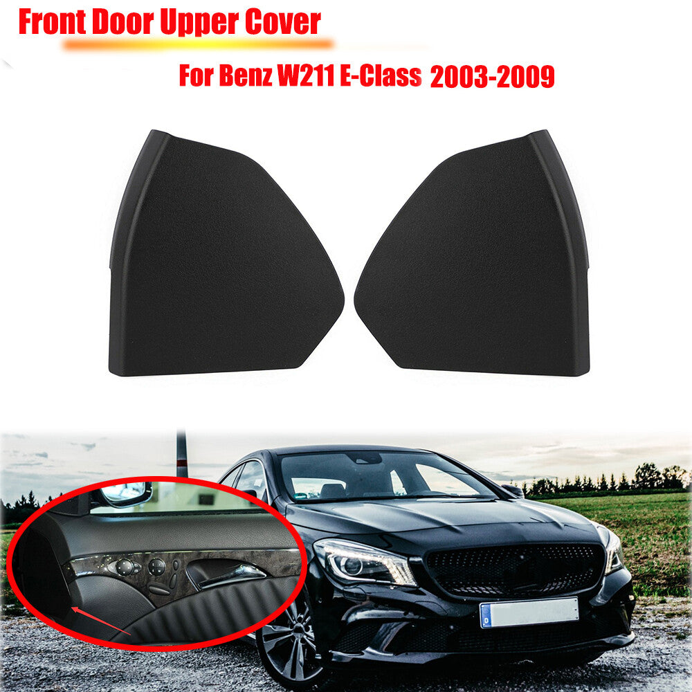 A pair of front door hood covers for Mercedes-Benz E-Class W211 E63 2003-2009.
