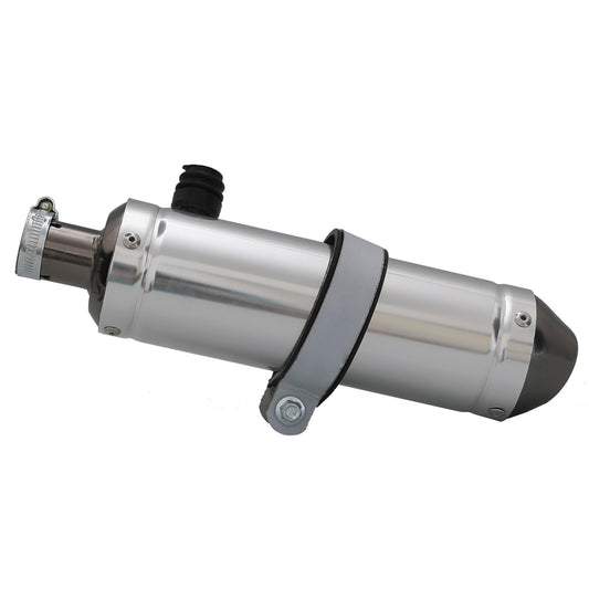28mm exhaust muffler for 50cc, 70cc, 90cc, 110cc, and 125cc Dirt Pit bicycles, go-karts, and all-terrain vehicles (SSR-).