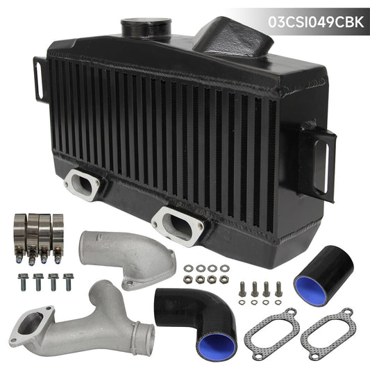 Top Mount Intercooler Kit Y Pipe For 2008+ for Subaru WRX STI EJ257 EJ255 2.5L BK