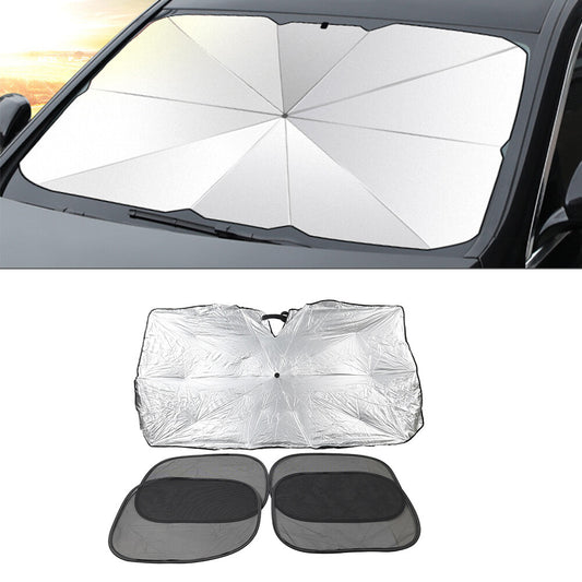 Front Window Cover Visor Umbrella Car Windshield Sun Shade Foldable Umbrella
