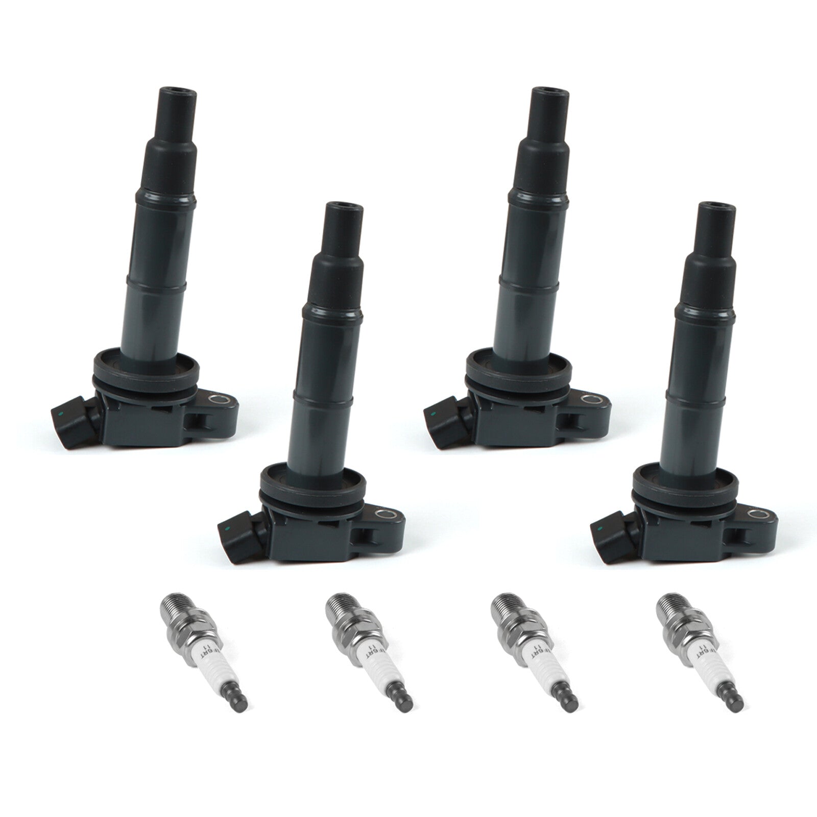 4 Ignition Coil  4 Platinum Spark Plug For 2002-2011 for Toyota for Camry 2.4L UF333
