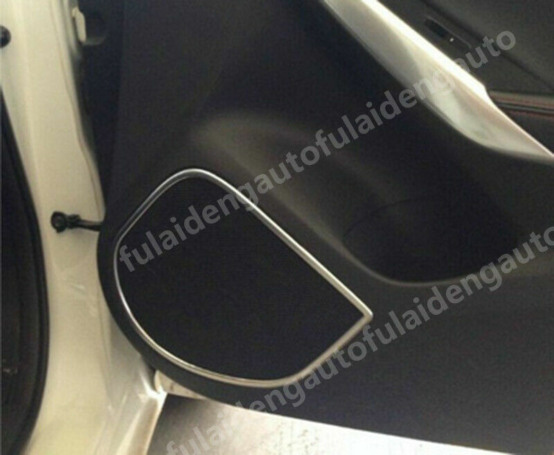4X for Mazda 6 Atenza 2014-18 Matte Interior Door Speaker Decoration cover Trim