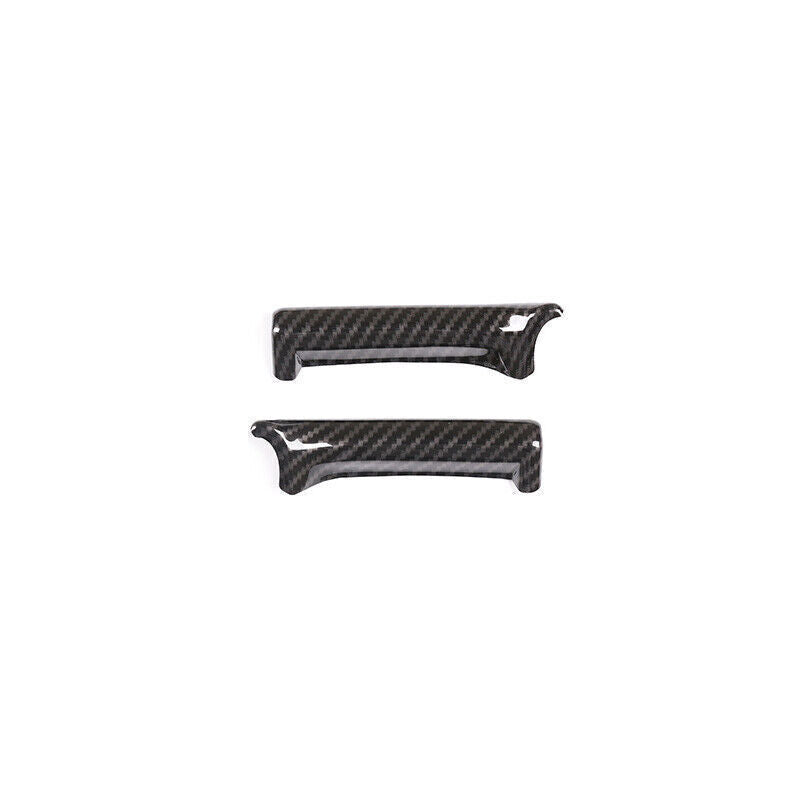 Console Armrest Box Strip 2X for Range Rover Evoque 2020-2025 ABS Carbon Fiber