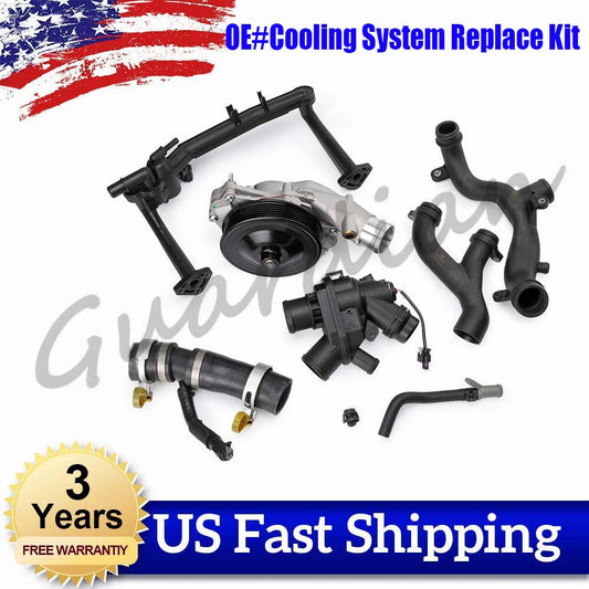 Cooling System Replace Kit for Jaguar for F-Type XE XJ F-Pace for Land Rover Discovery