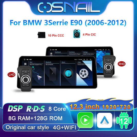 for BMW 3 Series E90 E91 E92 E93 Stereo Multimedia Video Player Auto Car Radio