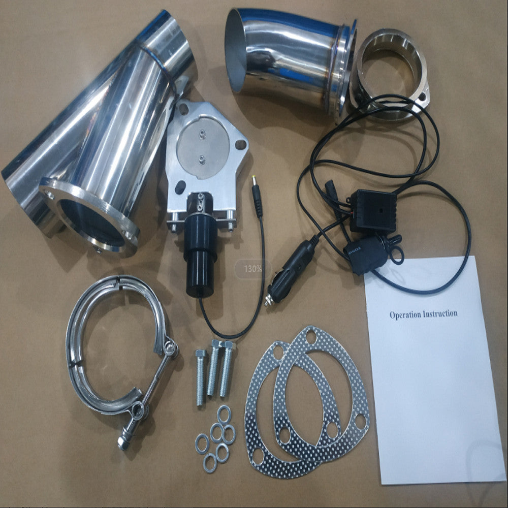 3-inch stainless steel exhaust valve motor dump valve system kit manual switch
