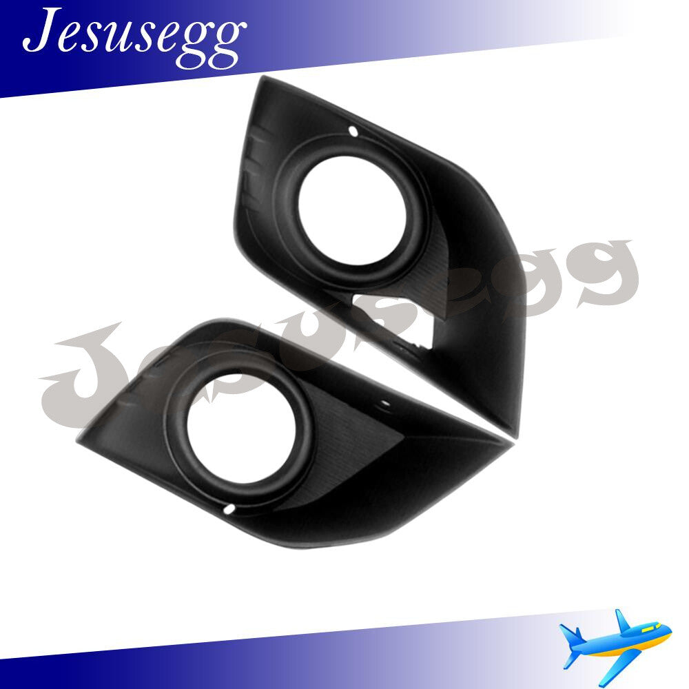 2pcs Front Fog Light Bezels Cover Unpainted for Mitsubishi for Outlander Sport RH+LH