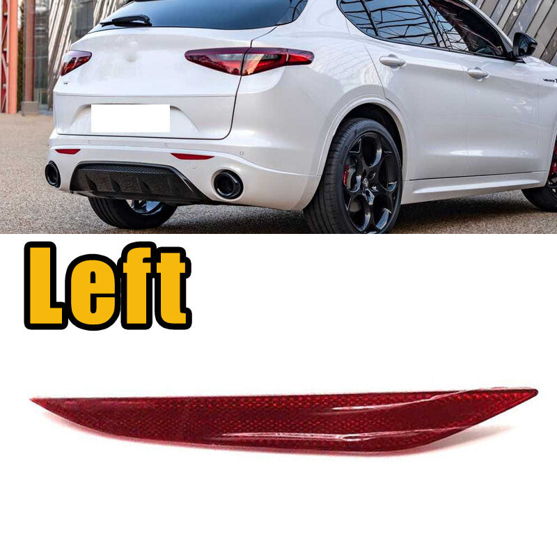 Left for Alfa Romeo for Stelvio 2017-2022 Rear Bumper Reflector Rear Brake Lamp
