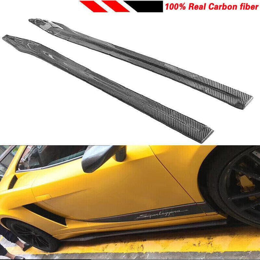 Carbon fiber side skirt kit for Lamborghini Gallardo LP540 LP550 LP560 LP570