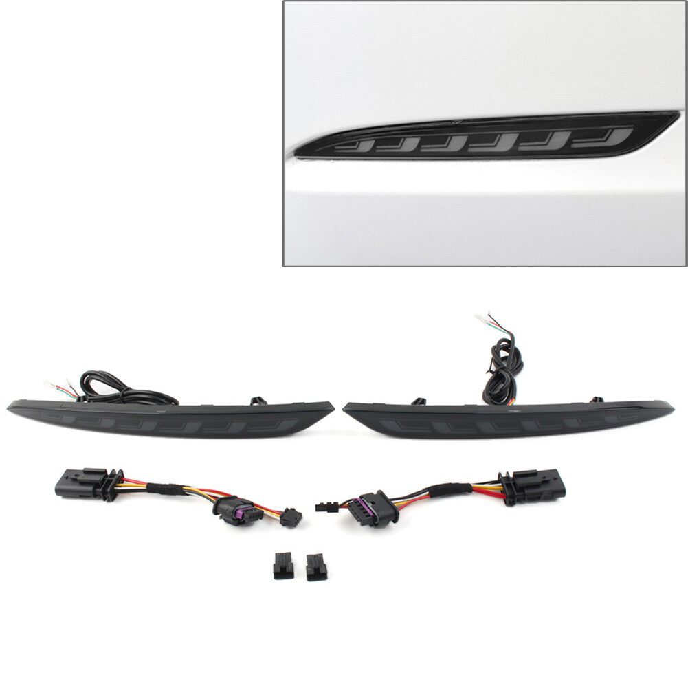 Rear Bumper Reflector Brake Light Dynamic Turn Signal for Tesla Model 3 2017-22